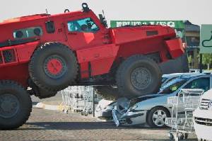 Marauder armored vehicle featured in Top Gear