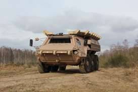 Active Defence System ADS tested on Fuchs/Fox