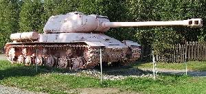 Soviet-made IS-2 heavy tank