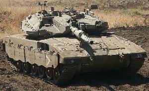 Israeli Merkava main battle tank