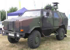 Dingo 2 armoured vehicle