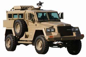 Springbuck Six armoured and landmine protected vehicle