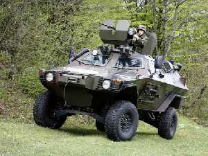 Otokar Cobra armoured tactical vehicle