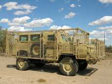 BAE Systems L-ROD bar armor protects soldiers in ground vehicles from rocket-propelled grenade attacks