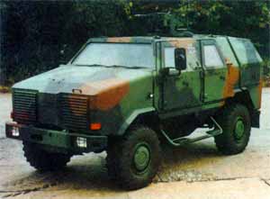 Dingo 2 armoured vehicle