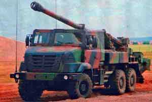 155-мм системы CAESAR  производства фирмы Nexter Systems (Франция)