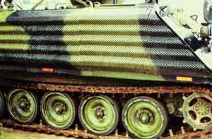 M113 perforated add-on armour