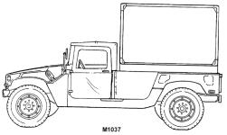 M1037 S-250 HMMWV